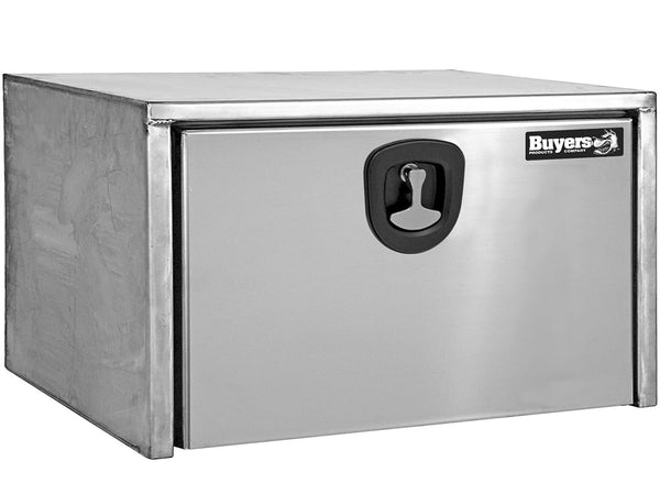 Stainless Steel Single-Door Underbody Toolbox - 18 Inch x 18 Inch x 30 Inch