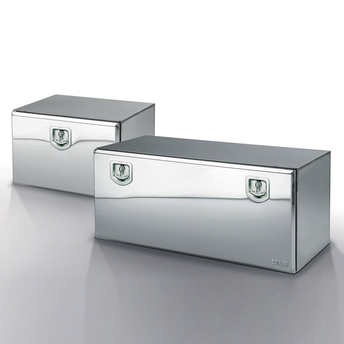 Bawer All Stainless Steel Tool Box - 18 x 18 x 24