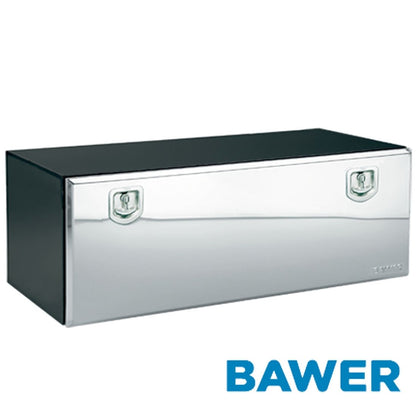 Bawer Black with Stainless Steel Door Tool Box  18 x 18 x 48