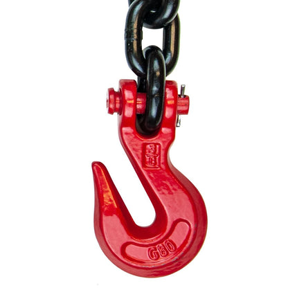 VULCAN Tow Chains - Forged Long J-Hook Alloy - Grade 80 - PROSeries - 7,100 Pound Safe Working Load