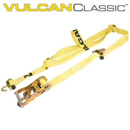 Scratch and Dent VULCAN Autohauler Car Tie Down System with Rolling Idler - Basket Style - 3,300 Pound Safe Working Load