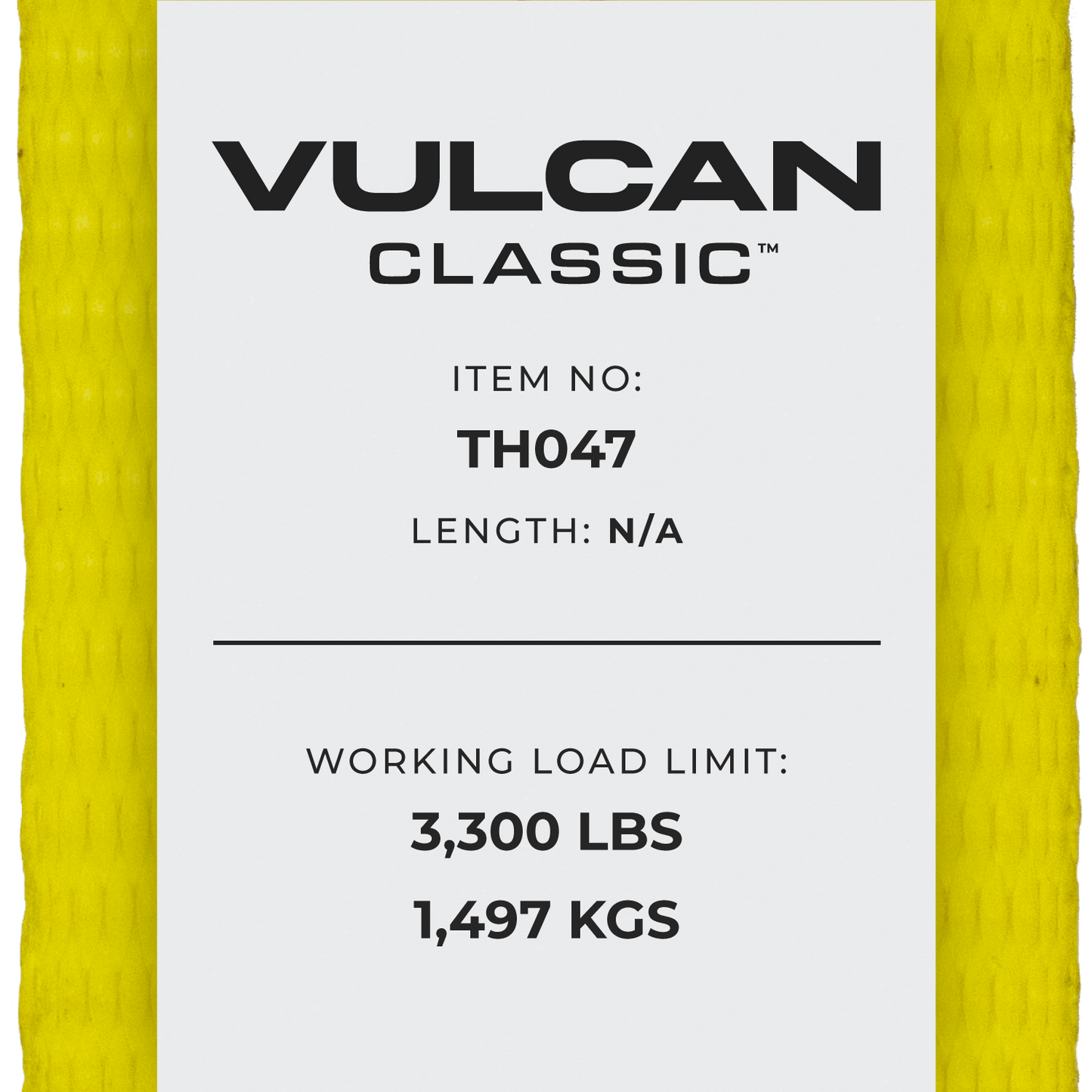 VULCAN Car Tie Downs - Snap Hook - Adjustable Loop - 3,300 Pound Safe Working Load