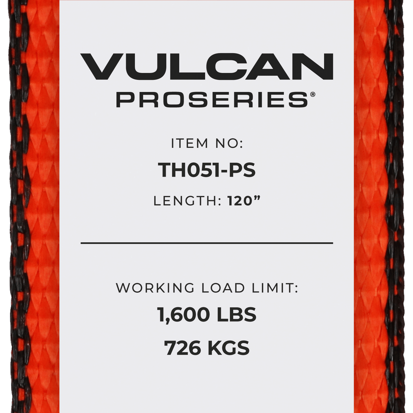 VULCAN Autohauler Car Tie Down with J Hooks - Sliding Idler 3-Cleat - 120 Inch - 1,600 Pound Safe Working Load