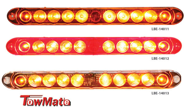 Flashing LED Strip Light - Red LED with Red Lens