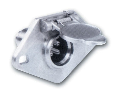 Socket For Tow Lights with Wire Guard - 6-Wire