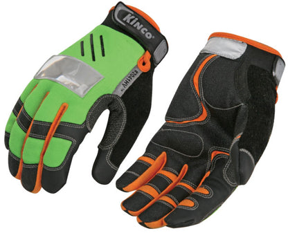 High-Viz Monarch Work Gloves - Pair - Large