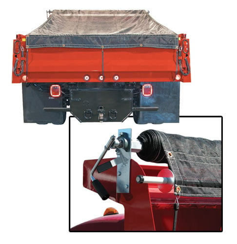 Dump Tarp Roller Kit - Roller & 7.5 Foot x 20 Foot Tarp