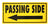 Safety Decal: Passing Side