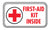 First Aid Kit Inside Decal