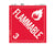 Flammable 3 Decal