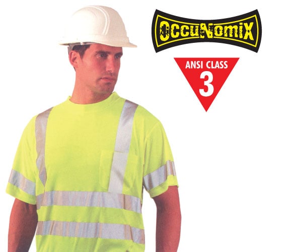 Class 3 High-Viz Polyester T-Shirt Lime - L