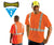 Reflective Wicking T-Shirt Ansi Class 2 Orange - XL