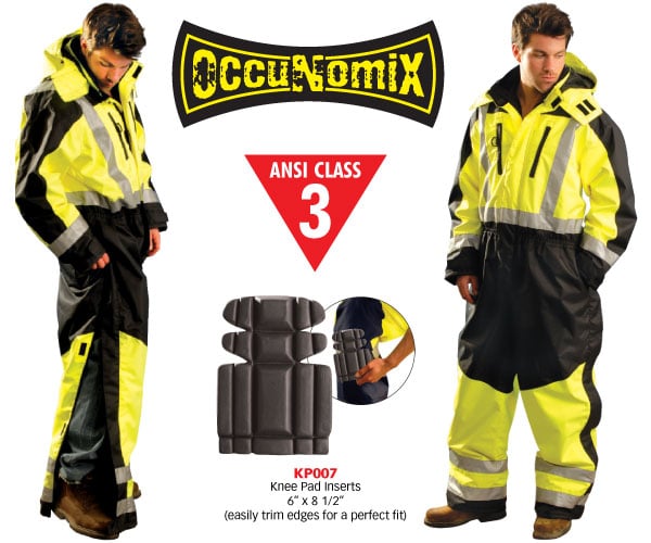 Premium Cold Weather Coverall - Lime/Black - 2X