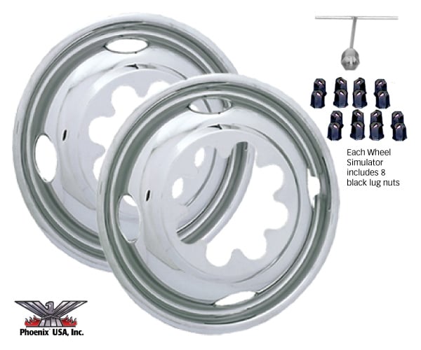 Wheel Simulators - GMC C30 - Front Set of 2