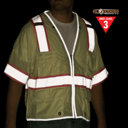 Class 3 Brillaint Series Vest - Lime - 2XL