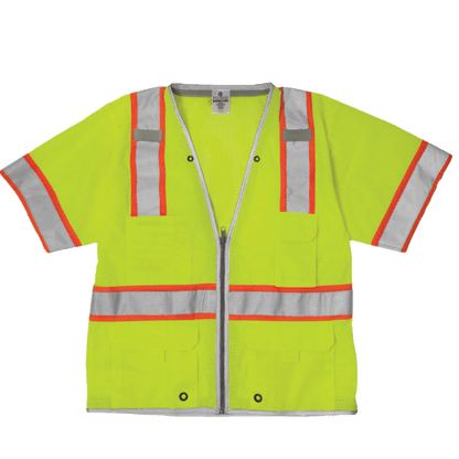 Class 3 Brillaint Series Vest - Lime - 2XL