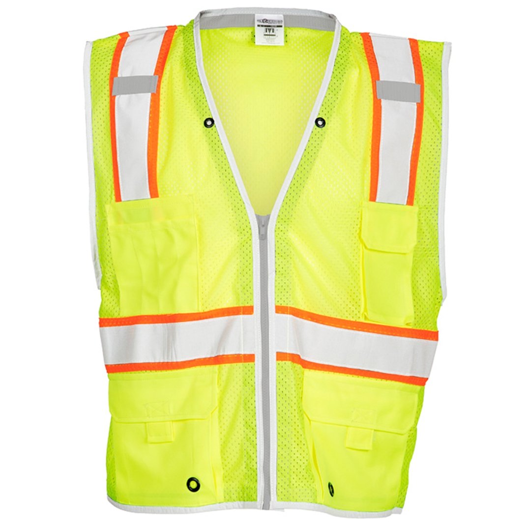 Lime Class 2 Brilliant Series Vest - XL