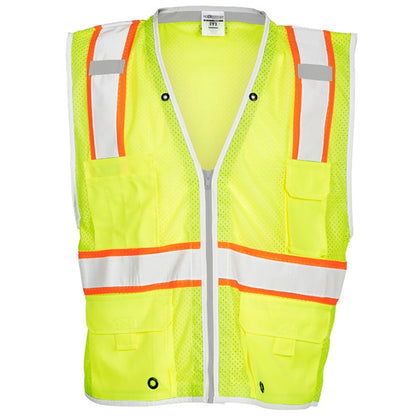 Lime Class 2 Brilliant Series Vest - XL