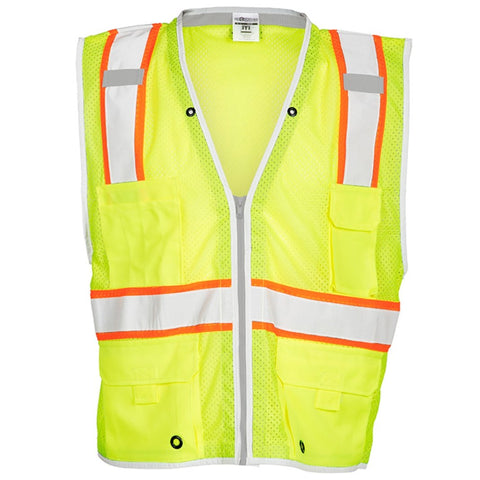 Lime Class 2 Brilliant Series Vest - XL