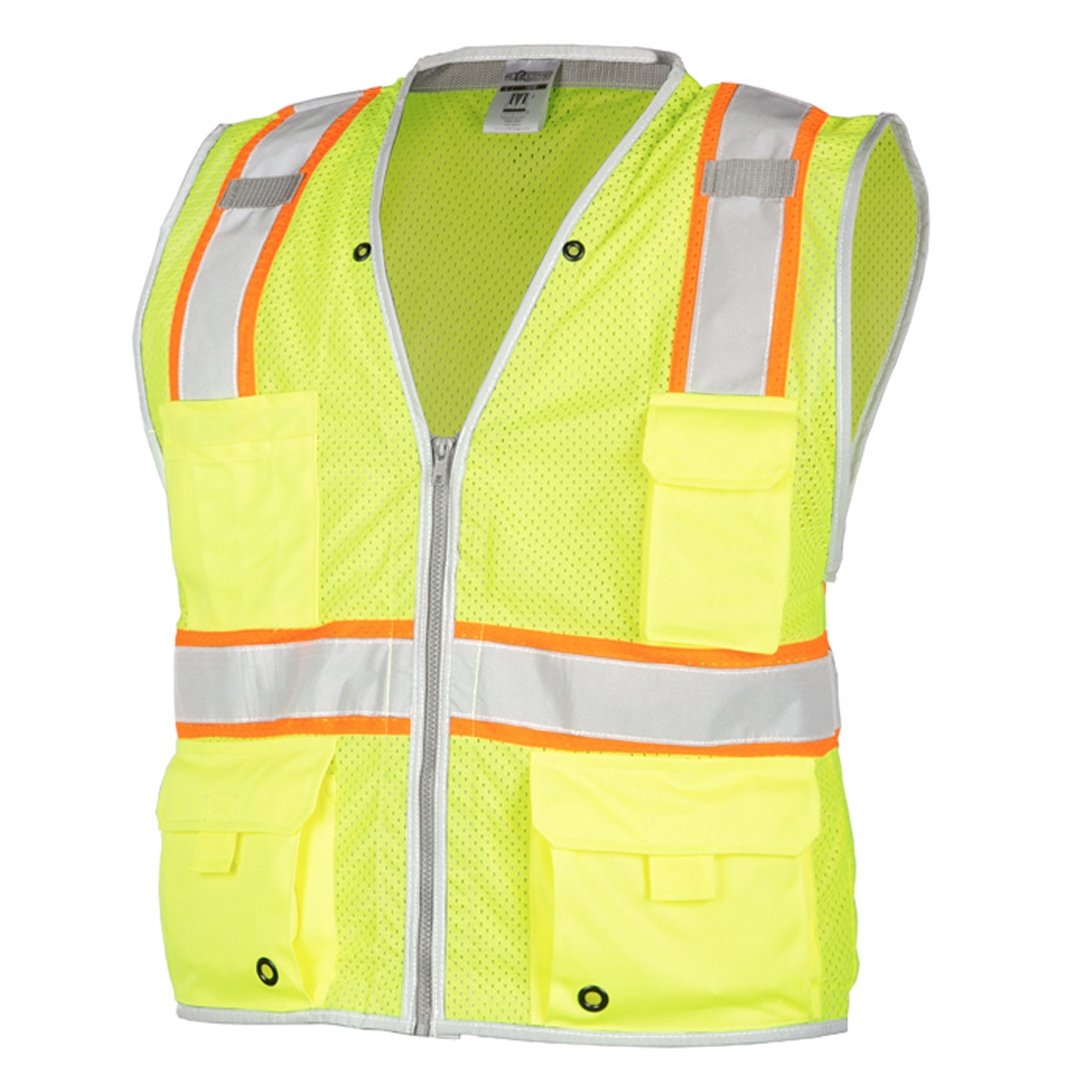 Lime Class 2 Brilliant Series Vest - XL