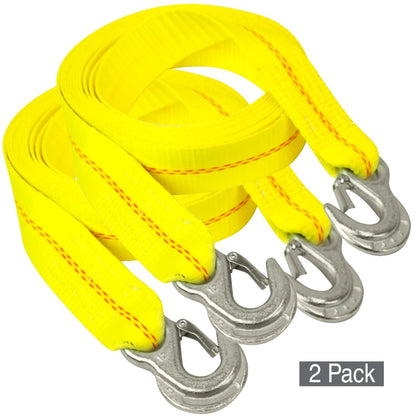 VULCAN Light Duty Tow Straps With Hooks