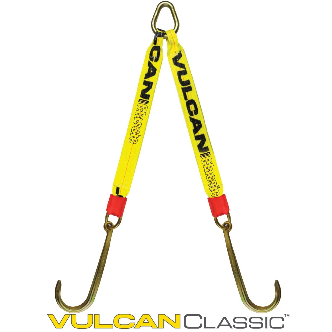 VULCAN Web Bridle with Forged 15 Inch J Hooks - 54 Inch - 4700 Pound Safe Working Load