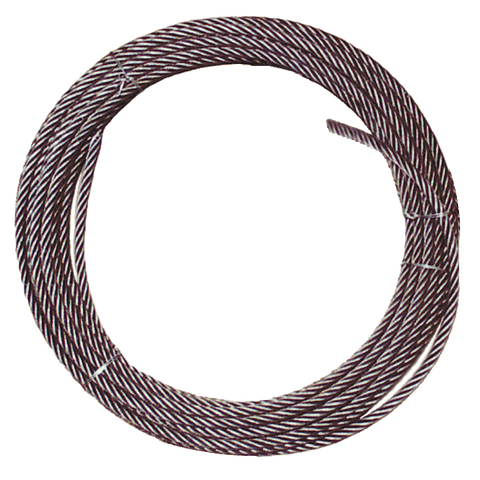 VULCAN Steel Core Winch Cable with Plain Ends - 14,000 Lbs. Minimum Breaking Strength (3/8 Inch x 150')