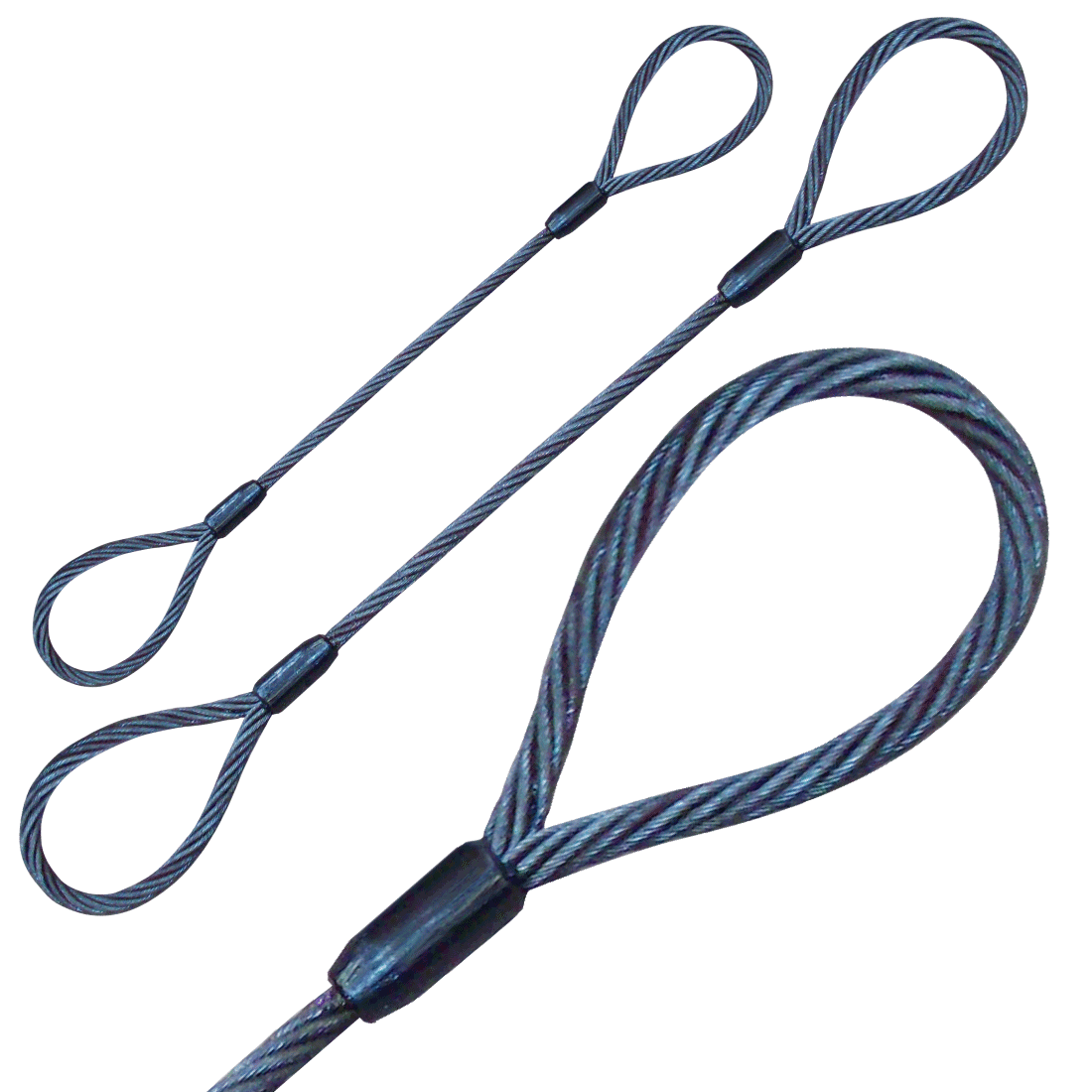 Wire Rope Sling - 3/4 Inch x 8 Foot - 11200 Pounds 8200 Pounds 22000 Pounds