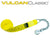 VULCAN Winch Strap with Chain Anchor - 3 Inch x 30 Foot - Classic Yellow - 5,000 Pound Safe Working Load