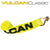 VULCAN Winch Strap with Wire Hook - 4 Inch - Classic Yellow - 5,000 Pound Safe Working Load