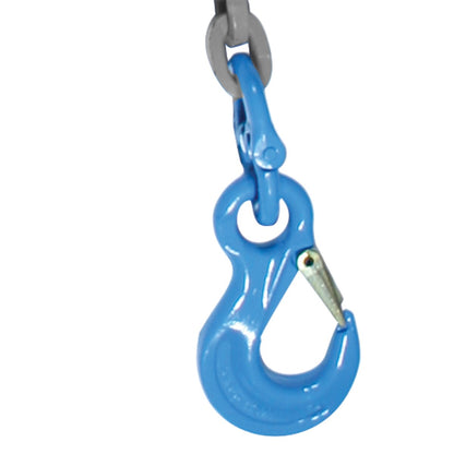 VULCAN Double Chain Slings with Sling Hooks - 3/8 Inch - Grade 120 - 15 Feet