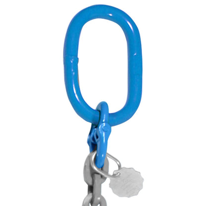 VULCAN Single Chain Slings with Grab Hooks - 9/32 Inch - Grade 120 - 10 Feet