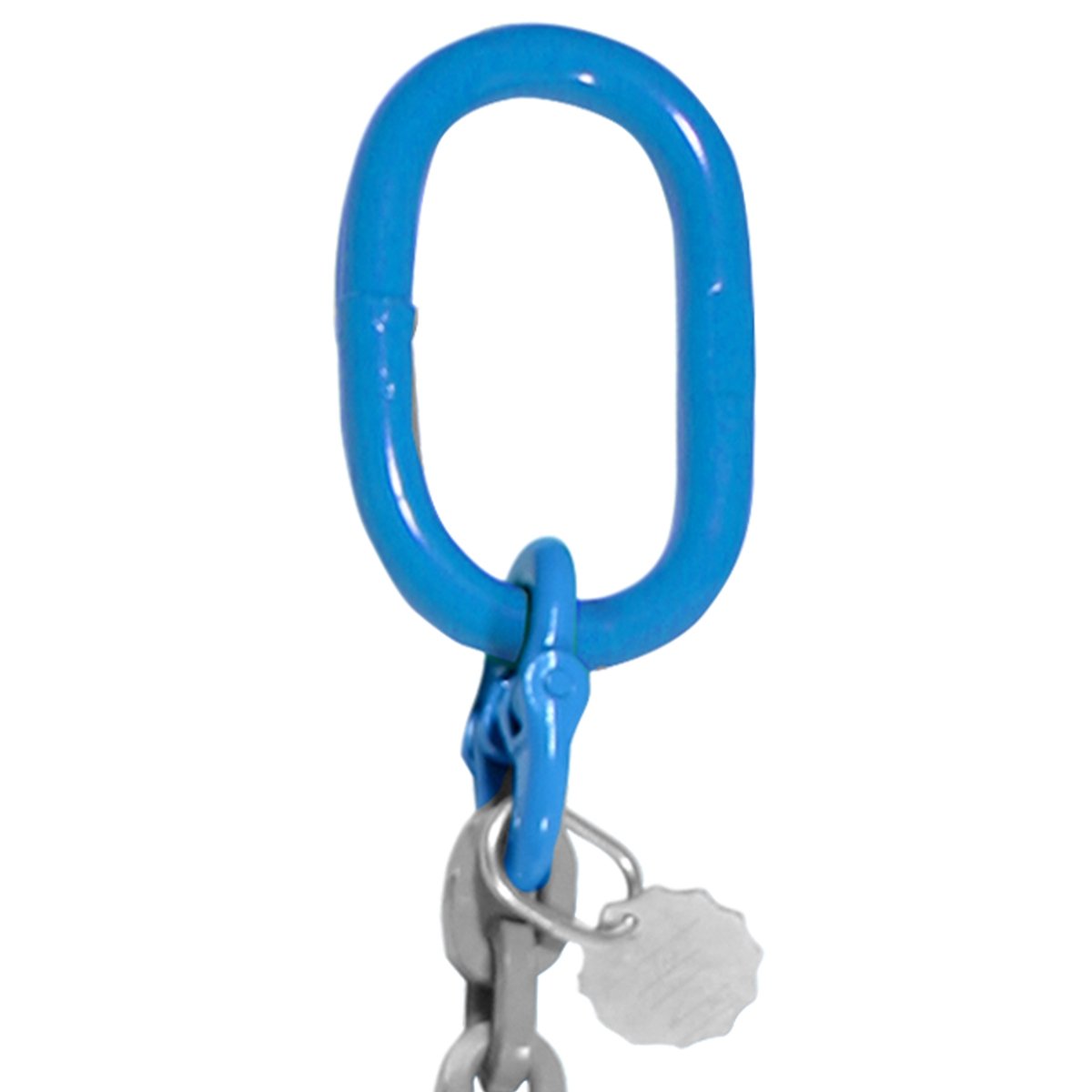 VULCAN Single Chain Slings with Grab Hooks - 9/32 Inch - Grade 120 - 15 Feet