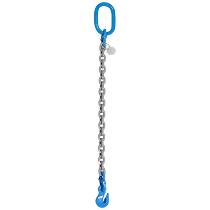 VULCAN Single Chain Slings with Grab Hooks - 1/2 Inch - Grade 120 - 10 Feet