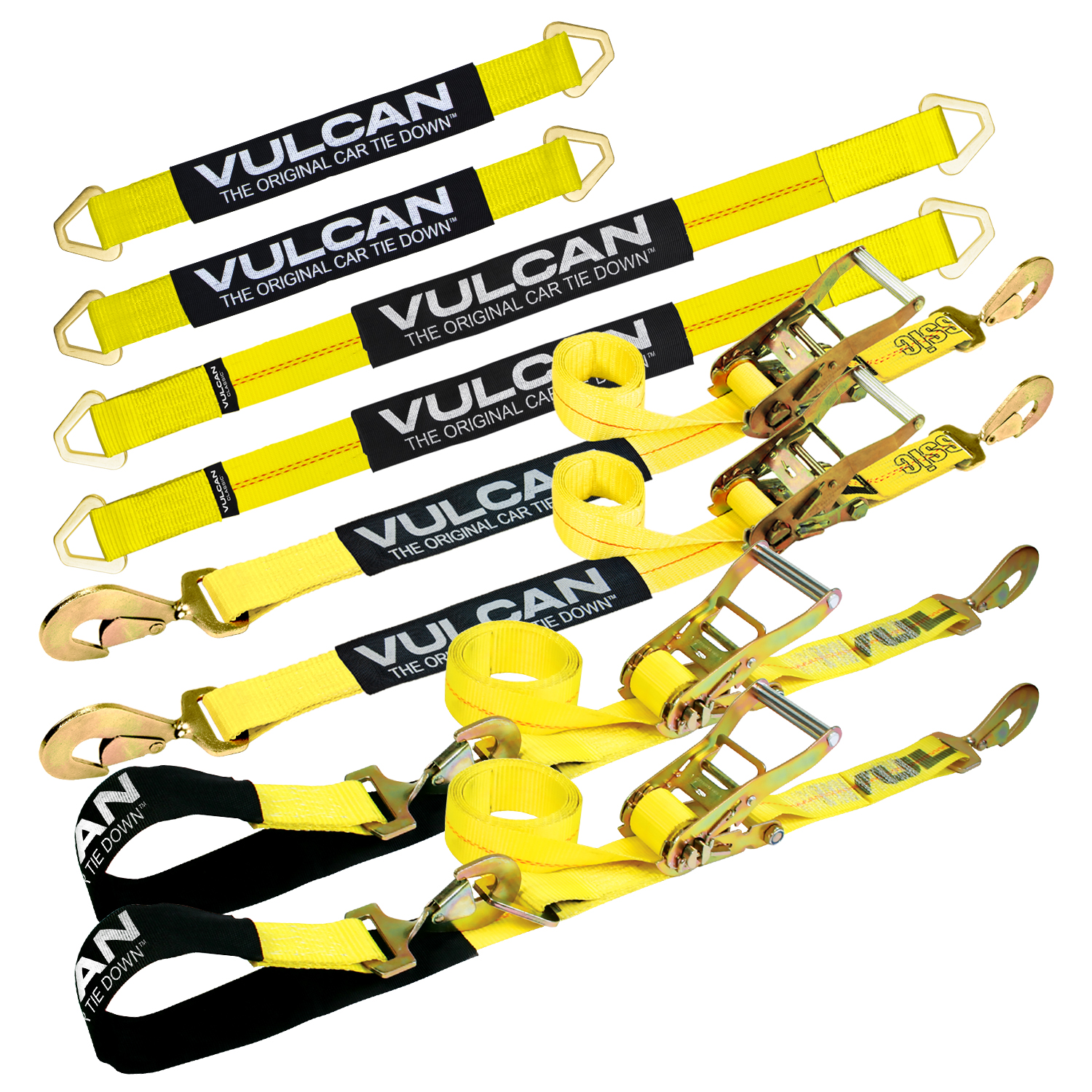 VULCAN Ultimate Axle Tie Down Kit Includes (2) 22