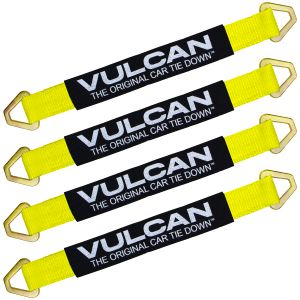 VULCAN Ultimate Axle Tie Down Kit - Includes (2) 22 Axle Straps, (2) 36 Axle  Straps, (2) 96 Snap Hook Ratchet Straps And (2) 112 Axle Tie Down  Combination Straps