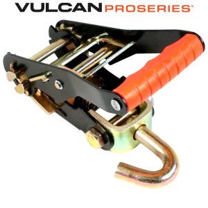VULCAN Ratchet Buckle with Finger Hook - 2 Inch - PROSeries - 3,300 Pound Safe Working Load