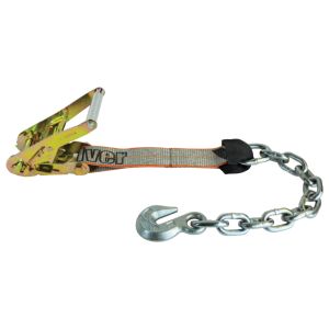 VULCAN Ratchet Short End with Chain Anchor - Silver Series - 3,600 Pound Safe Working Load