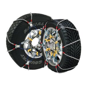 Scratch and Dent Tire Chains - 1 Pair - Carrying Case and Tensioners Included