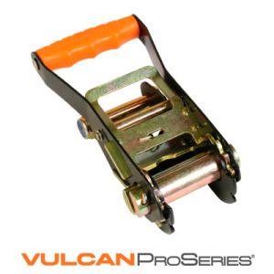 VULCAN Ratchet Buckle - Black with Molded Handle - PROSeries - 3,300 Pound Safe Working Load