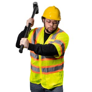 Class 3 Augusta Sleeved High Visibility Vest - Yellow - 5XL