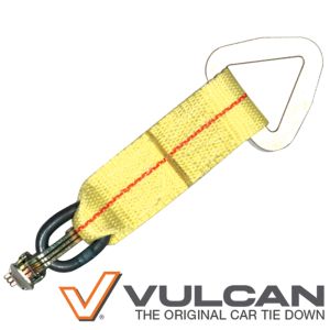 VULCAN E-Track Fitting with Heavy Duty D-Ring - Rope Tie