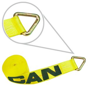 4" Winch Straps with D-Rings