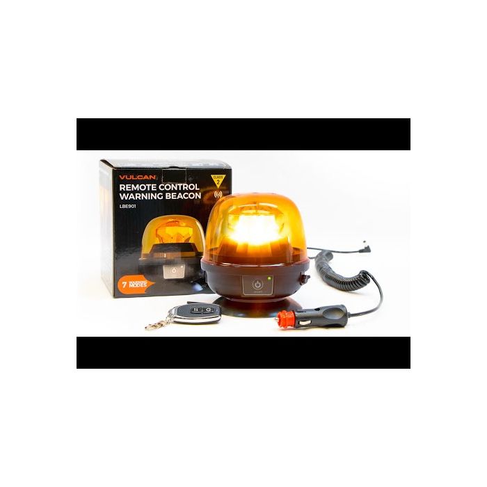 VULCAN Battery-Operated Flashing Amber Beacon