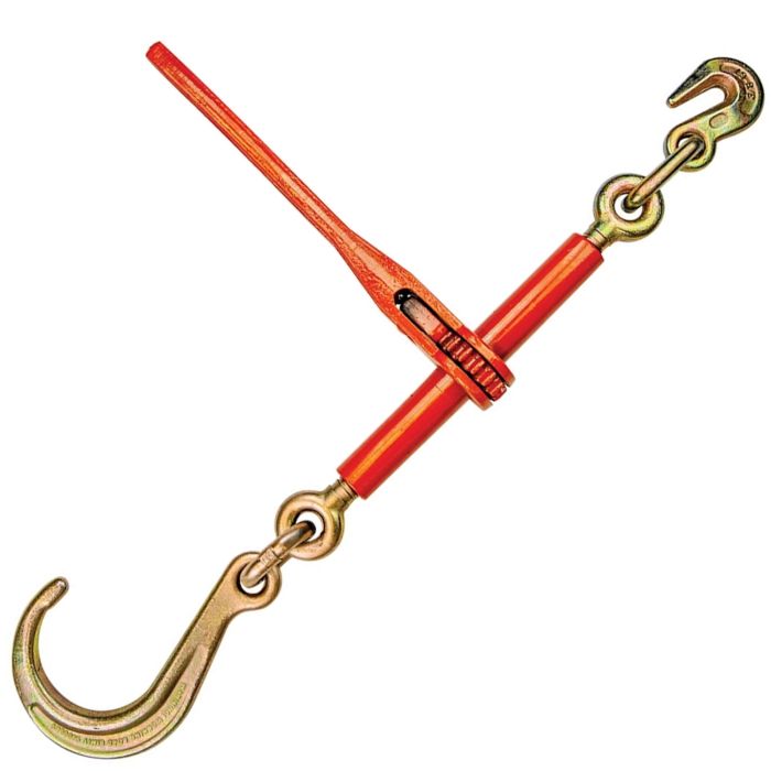 VULCAN Safety Chain Tie Downs - Grab Hooks And Sling Hooks - Grade 100 -  PROSeries - 15,000 Pounds Safe Working Load