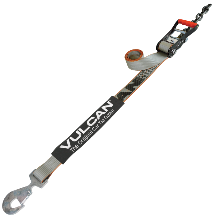 Vulcan Silver Series Tie Down Snap Hook With Chain Tail