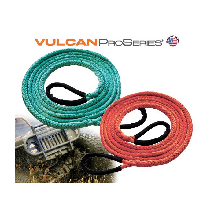 Dyneema Synthetic Tow Rope - 3/8 Inch x 20 Feet - 19,600 Pound MBS - 4,900  Pound Safe Working Load