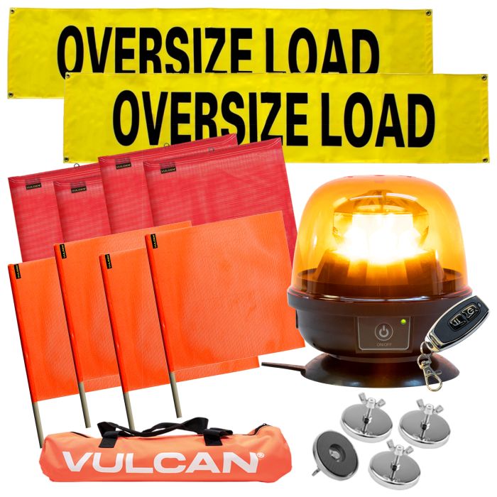 VULCAN Battery-Operated Flashing Amber Beacon