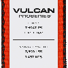 Vulcan Car Tie Down with Snap Hook - Adjustable Loop - 4 Pack - ProSeries - 3,300 Pound Safe Working Load