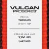 Vulcan Wheel Tie Down Kit with Snap Hook Ratchets - 4 Pack - ProSeries - 3,300 Pound Safe Working Load